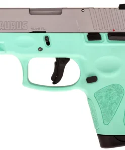 Taurus G2s Matte Stainless / Cyan 9mm Luger Compact 7 Rds.